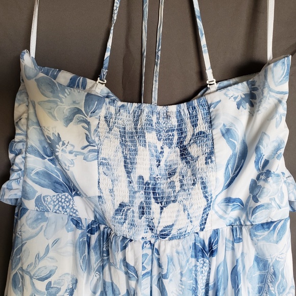 Like New! WHBM Strapless Sundress w POCKETS! Sz 14 - Picture 8 of 8